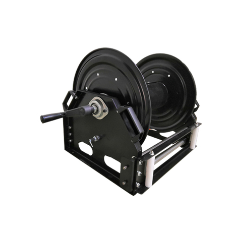 Outdoor extension cord reel | 50 amp cable reel AMSC370D