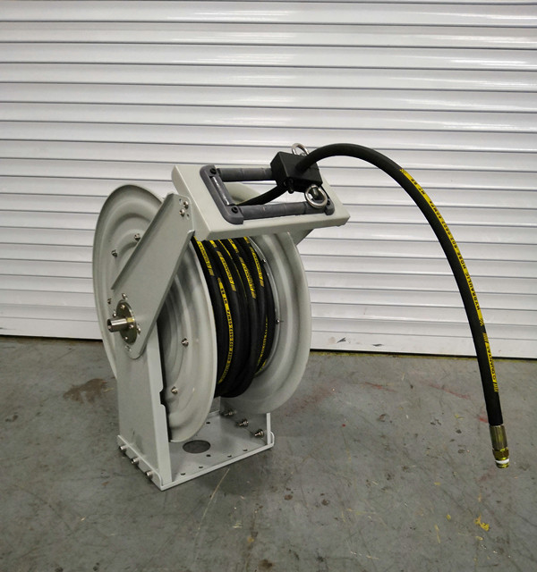 Industrial retractable water hose reel | Hose reel metal ASSH500D ...