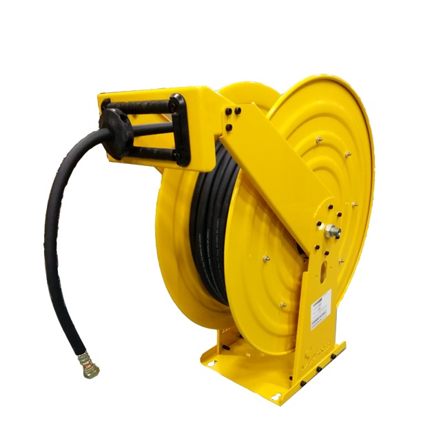 Hose reel heavy duty with hose guide rollers ASSH660D