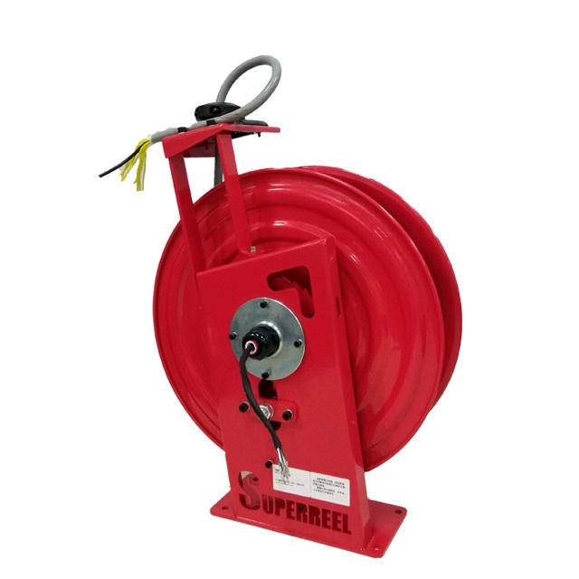 Self retractable cable reel | 20 amp slipring reel ASSC500S - SUPERREEL